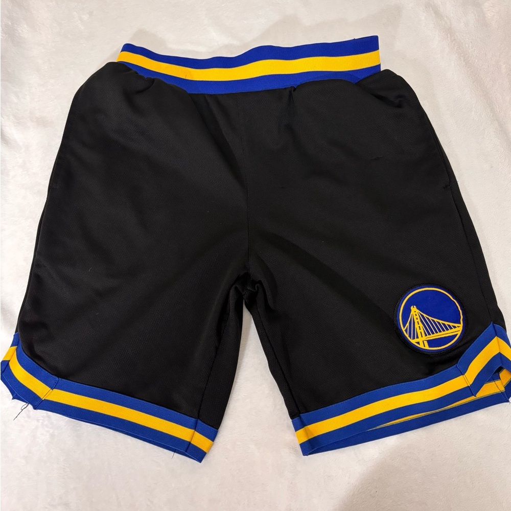 Kids Black and Blue Sports Shorts